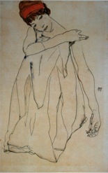 1913 la danseuse Egon Schiele