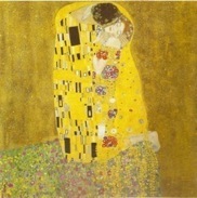 G Klimt le baiser 1907
